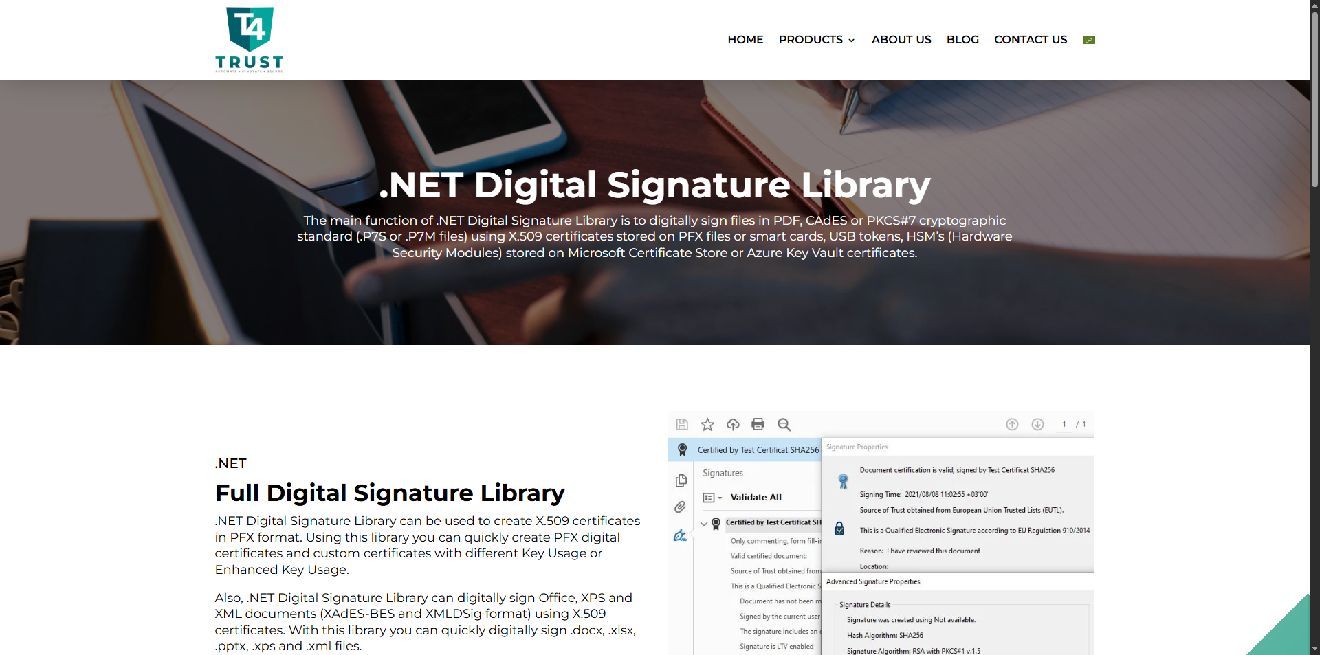 T4Trust Digital Signature